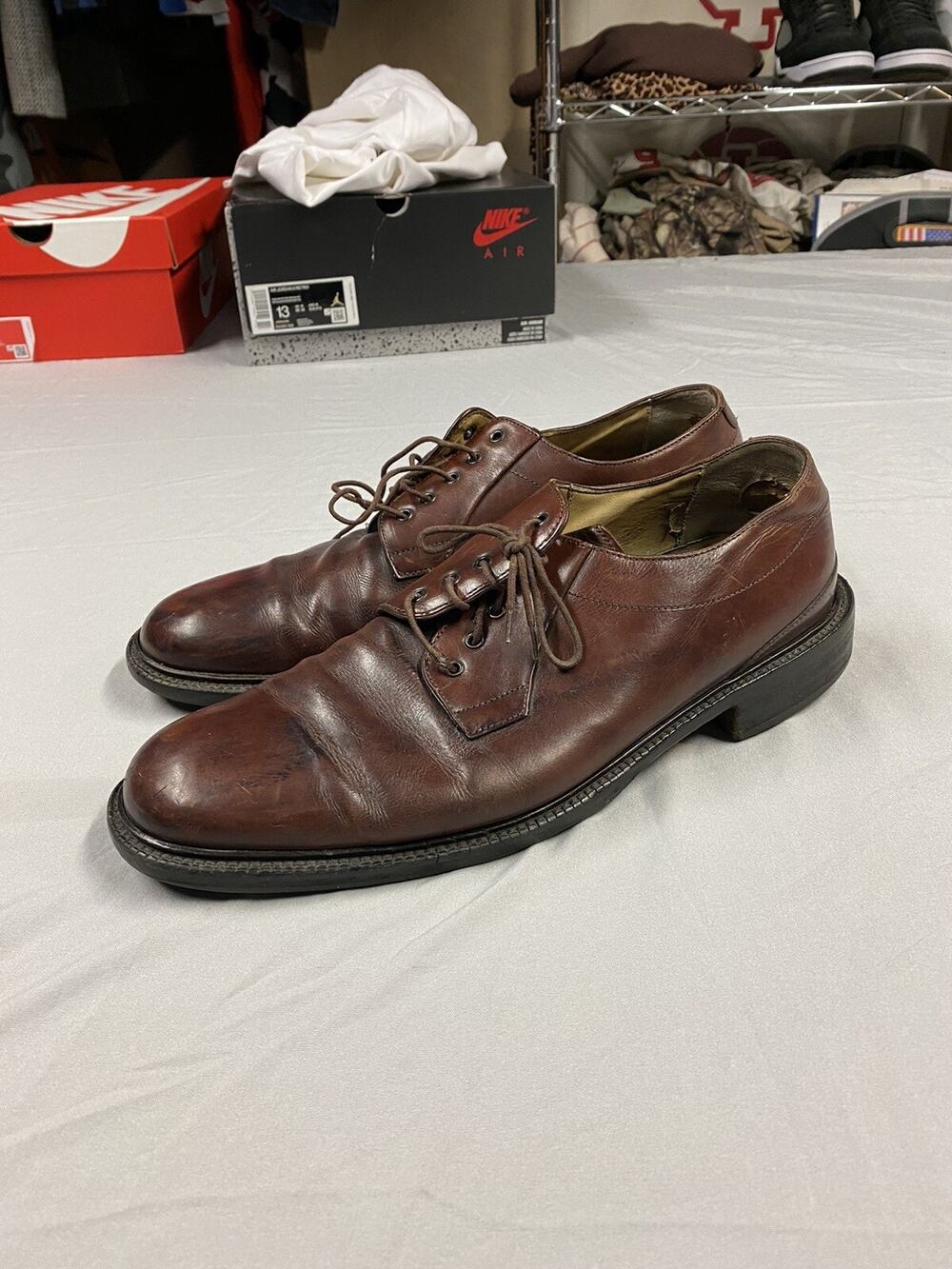 Cole Haan Country Mens Oxfords Dress Shoes Brown Leather Size 10